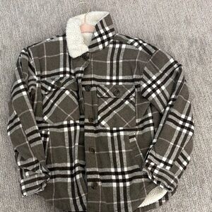 flannel sweater from boutique